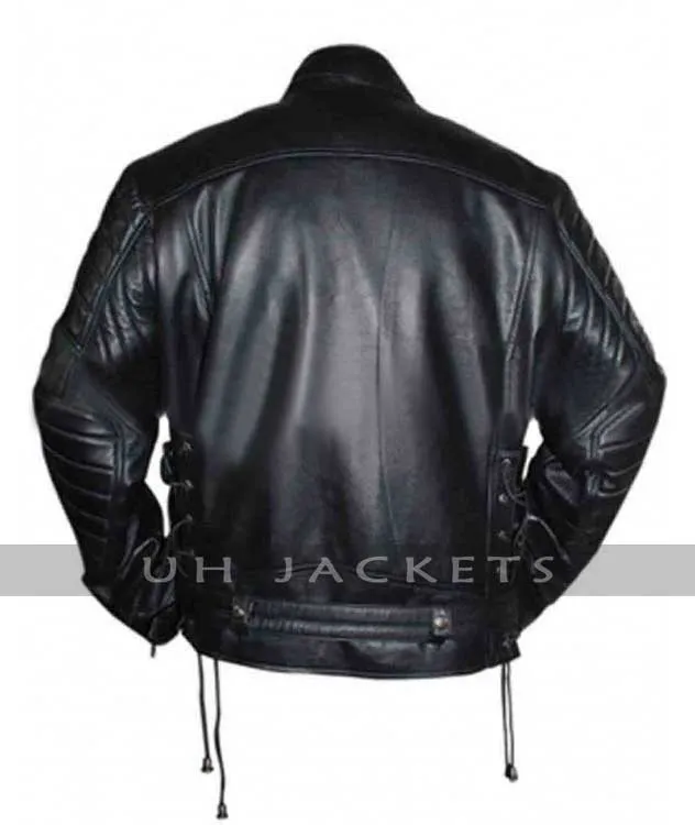 Terminator Genisys Arnold Schwarzenegger Leather Jacket