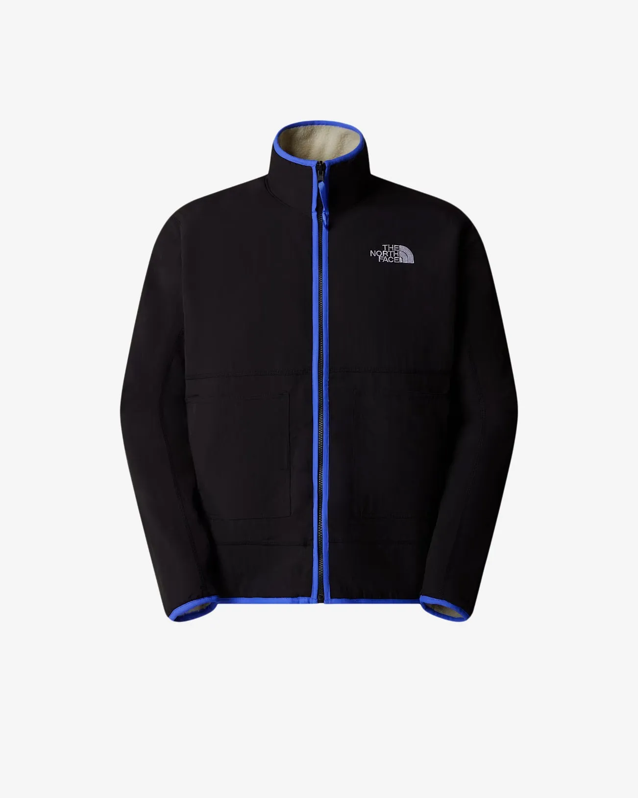 TNF X YINKA ILORI REVERSIBLE FLC JACKET - GRAVEL/BLACK