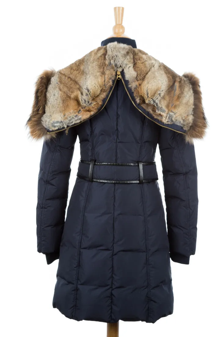 Trish Down Coat With Fur Hood