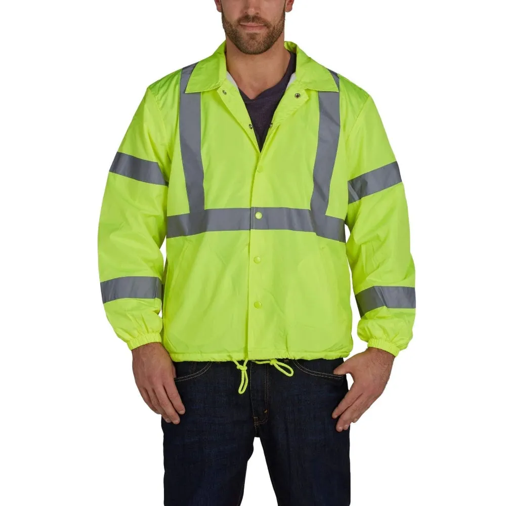 Utility Pro Hi-Vis Nylon Waterproof Windbreaker Class 2 Jacket - UHV600