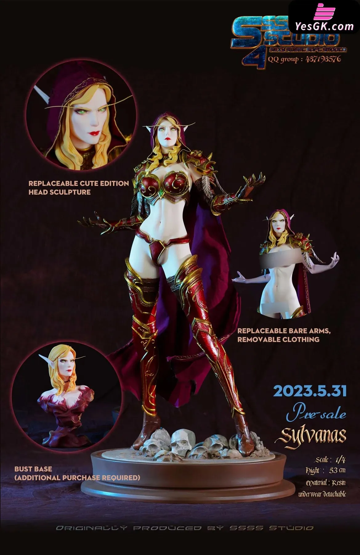 World of Warcraft Sylvanas Windrunner Resin Statue - Super Sexy Statue Studio [Pre-Order Closed]