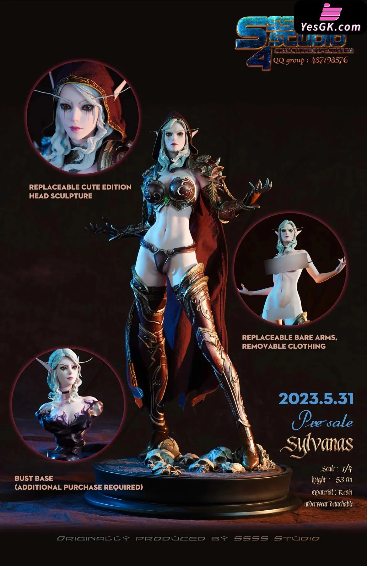 World of Warcraft Sylvanas Windrunner Resin Statue - Super Sexy Statue Studio [Pre-Order Closed]