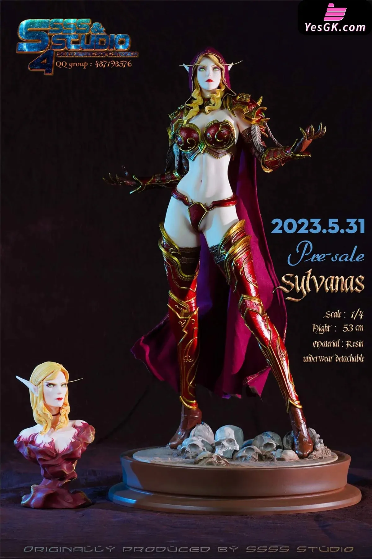 World of Warcraft Sylvanas Windrunner Resin Statue - Super Sexy Statue Studio [Pre-Order Closed]